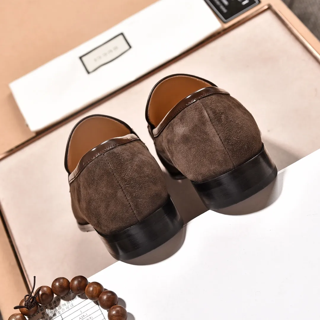 Men's shoes💰540📛📛Original (water-dyed cowhide) Gucci GUCCI official website formal shoes🌀 Italian🇮🇹imported cowhide➕top imported water-dyed cowhide lining💋Finely handmade original bottom, the real thing looks better when photographed in person Standard size 38-44